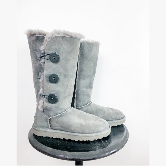 UGG Shoes - UGG Australia tall grey bailey button boots 7